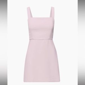 ARITZIA Aperature Tie-Back Dress Square-neck mini dress.